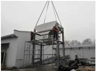 南京現(xiàn)場 皮帶機即將安裝完成?。?！